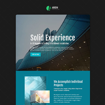 Architecture Company Landing Page Templates 53667