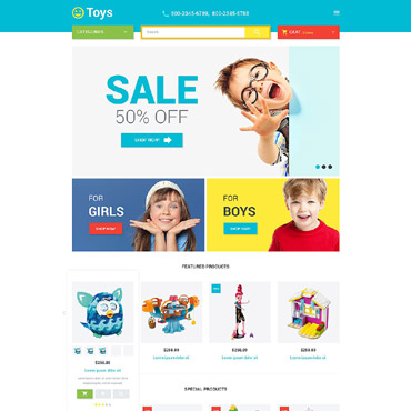 Store Baby Magento Themes 53681