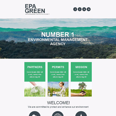 Green Engroon Newsletter Templates 53702