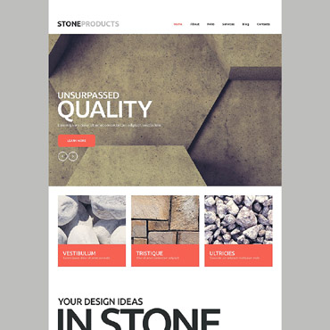 Stone Floor Responsive Website Templates 53751