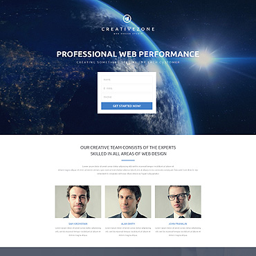 Design Agency Landing Page Templates 53775