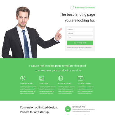 Consultant Success Landing Page Templates 53788