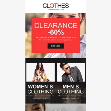 Wear Clothing Newsletter Templates 53852