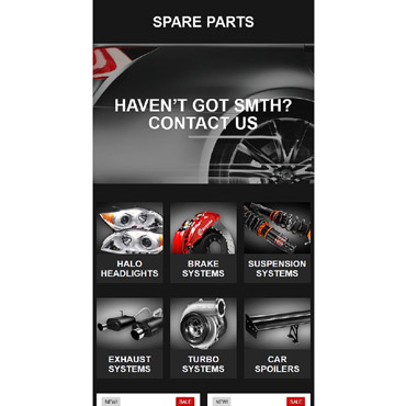 Parts Shop Newsletter Templates 53860