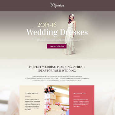 Wedding Venues Landing Page Templates 53871