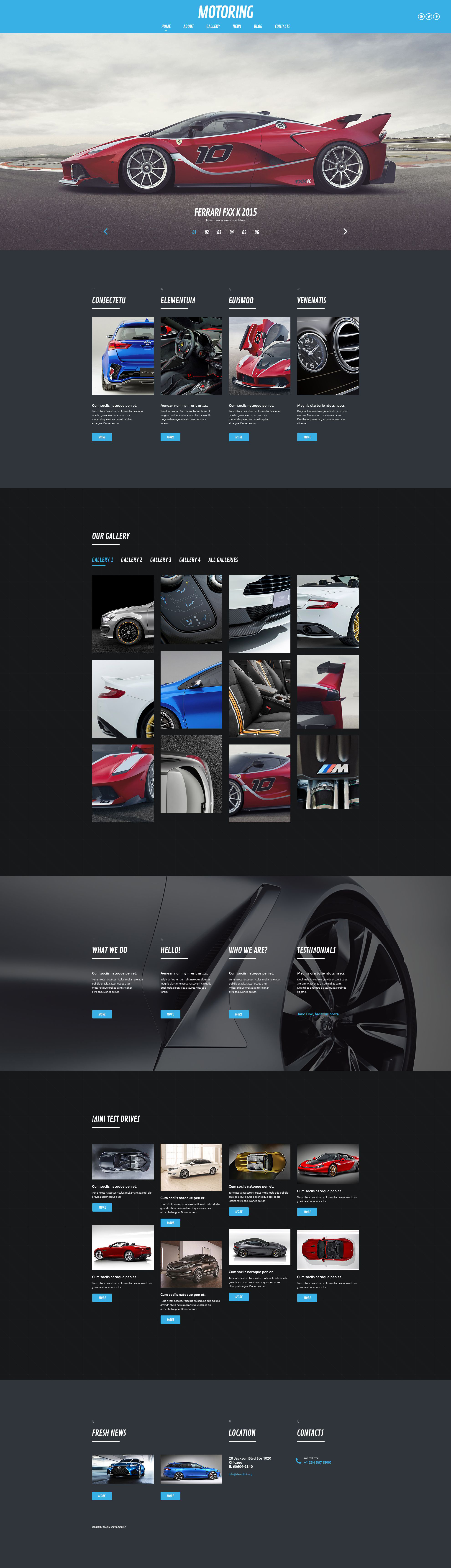 Motoring WordPress Theme