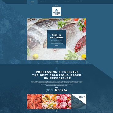 Food Products Responsive Website Templates 53900