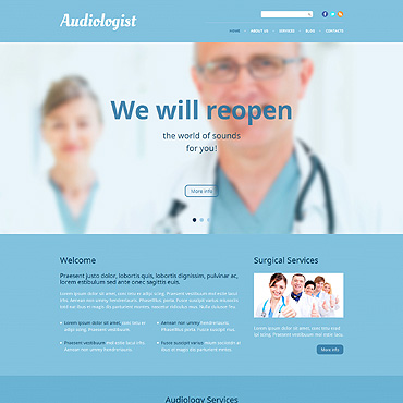 Clinic Medical WordPress Themes 53941