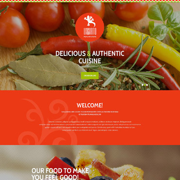 Mexican Pepper Landing Page Templates 53972