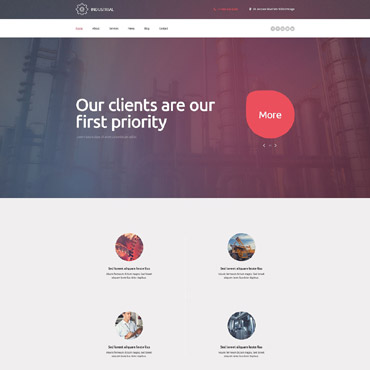 Manufacturing Industrial WordPress Themes 53984