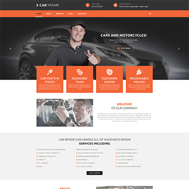Repairs Automobile WordPress Themes 53985