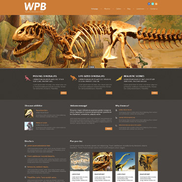Dinosaur Park WordPress Themes 53998
