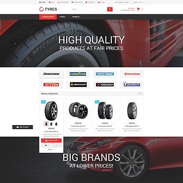 Tires & Magento Themes 54541