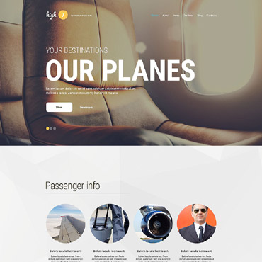 Private Airlines WordPress Themes 54576