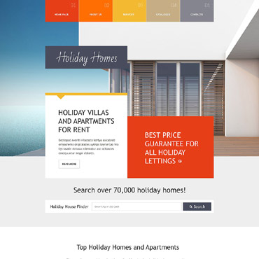 Homes Agency Responsive Website Templates 54590
