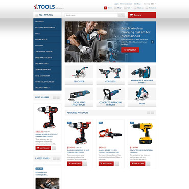 Instruments Tools Shopify Themes 54600