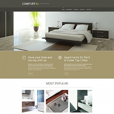 For Rent Moto CMS 3 Templates 54629