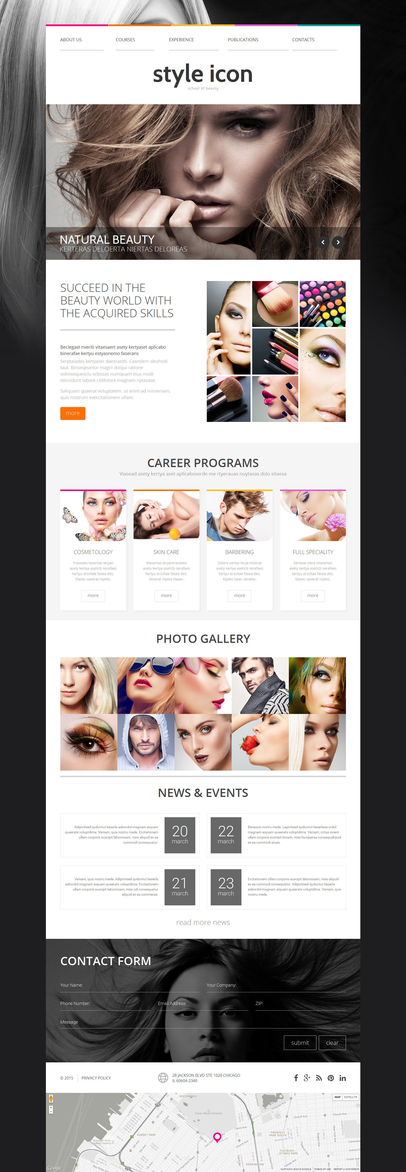 Style Icon Website Template