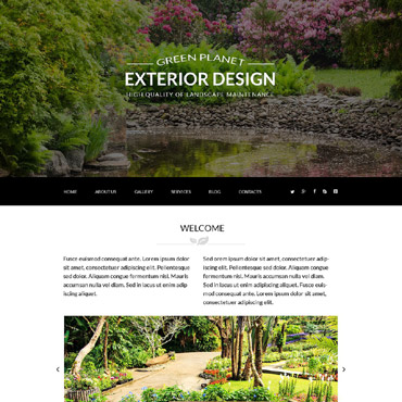 Landscape Design Joomla Templates 54710