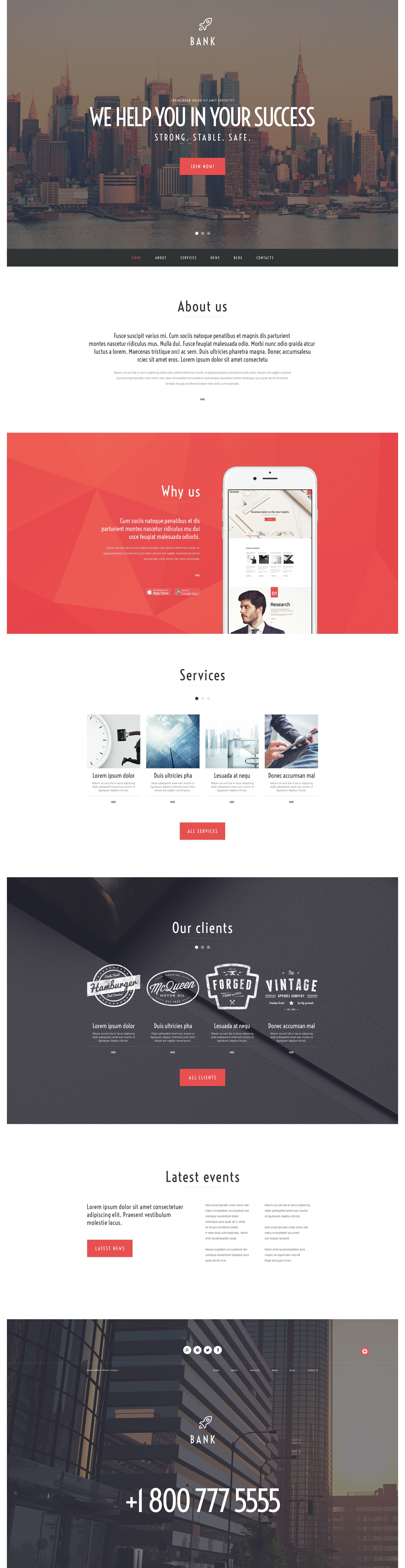 Bank WordPress Theme