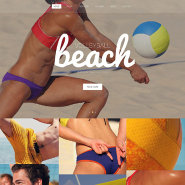 Volleyball Shark WordPress Themes 54788