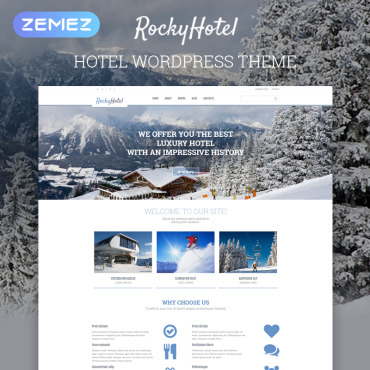 Mountain Hotel WordPress Themes 54792
