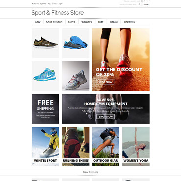 Fitness Store Magento Themes 54804