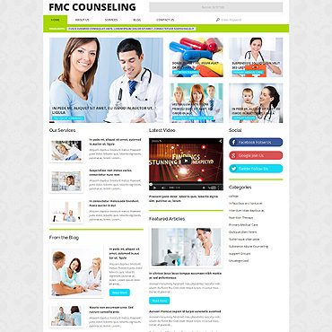 Counseling Medical WordPress Themes 54851