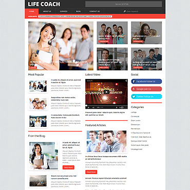 Coach Business WordPress Themes 54852