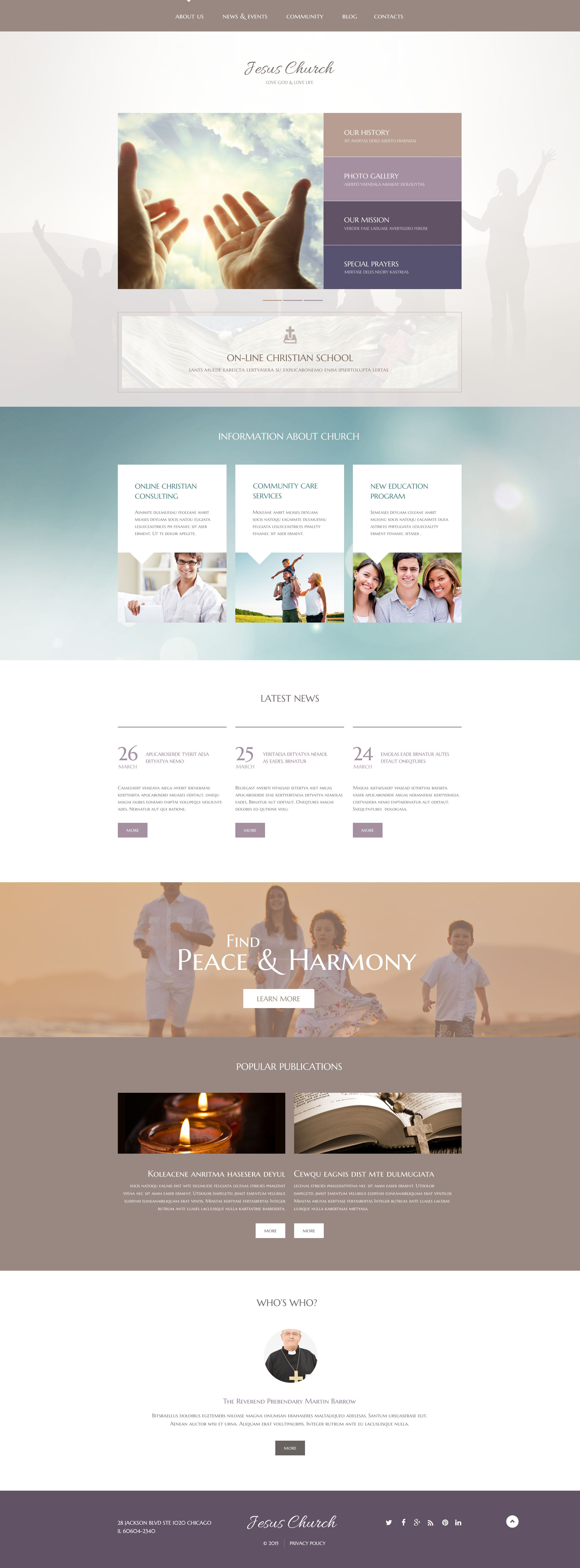 Native Church - My Religion WordPress Theme