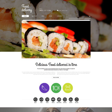 Online Catering WordPress Themes 54860