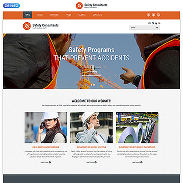Systems Consultant Responsive Website Templates 54876