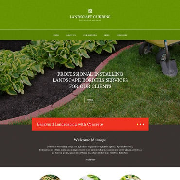 Curbing Landscape Responsive Website Templates 54885