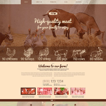 Fresh Meats WordPress Themes 54939