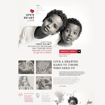 Heart Charity WordPress Themes 54940