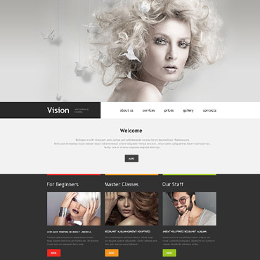 Hairdressing School Muse Templates 54942