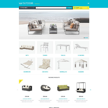 Furniture Company OpenCart Templates 54948