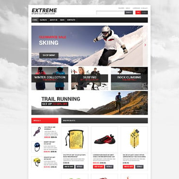 Sport Online VirtueMart Templates 55011