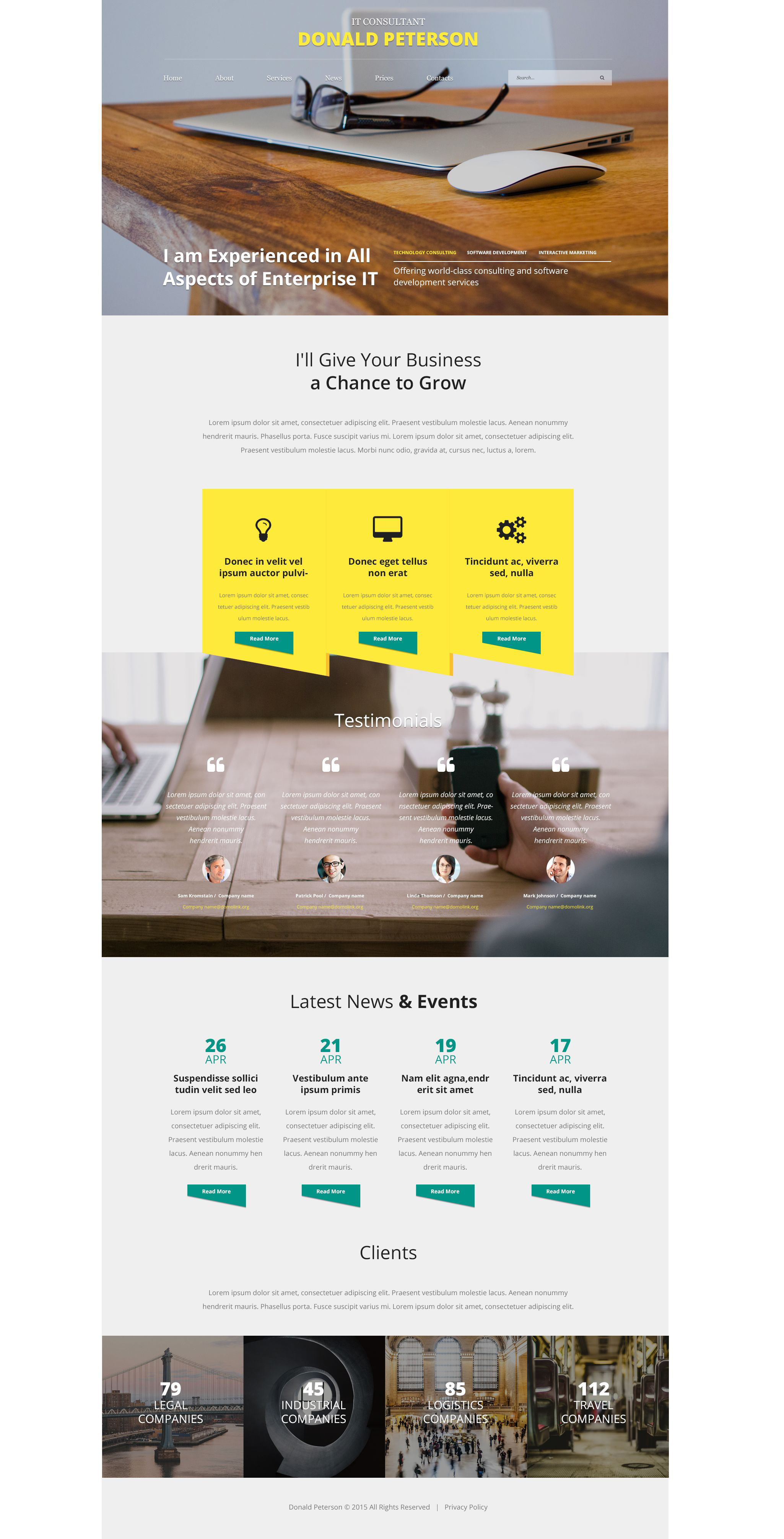 IT Guru Website Template