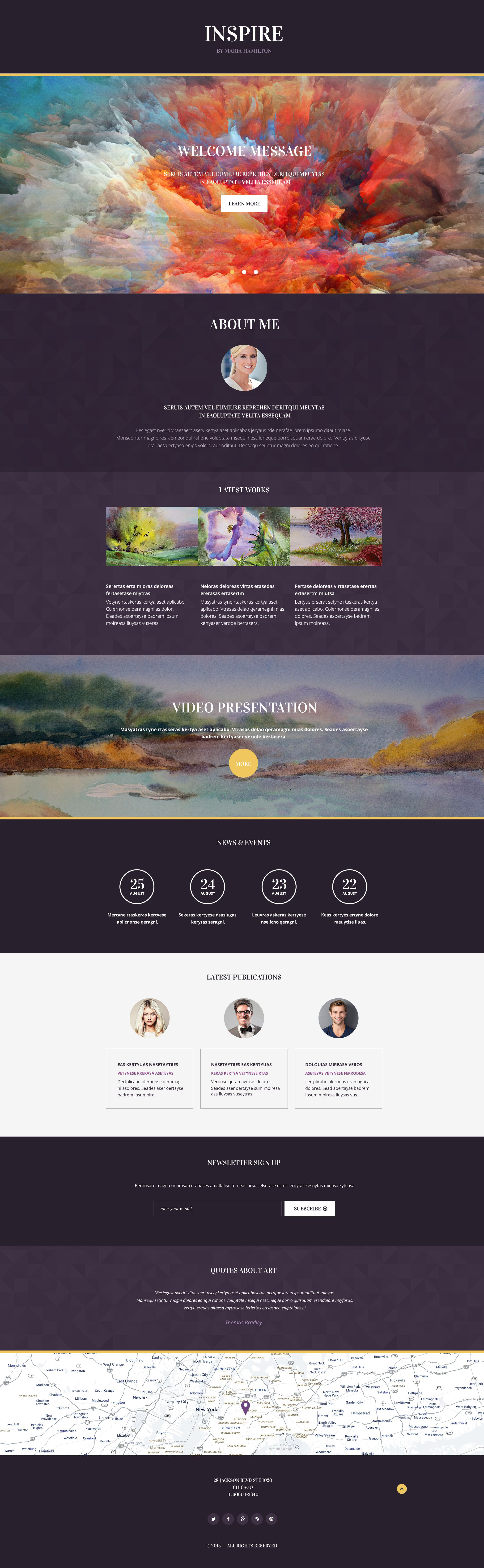 Painting Company Responsive Landing Page Template
