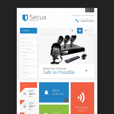 Security System OpenCart Templates 55040