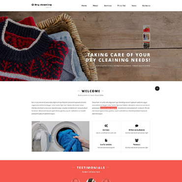Cleaning Company Responsive Website Templates 55051