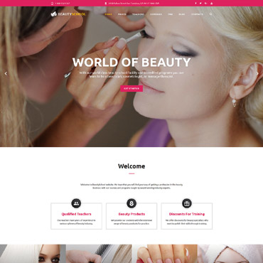 Icon Beauty Responsive Website Templates 55107