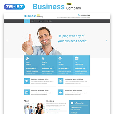 Success Company Responsive Website Templates 55108