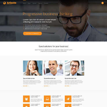Consulting Business Responsive Website Templates 55115