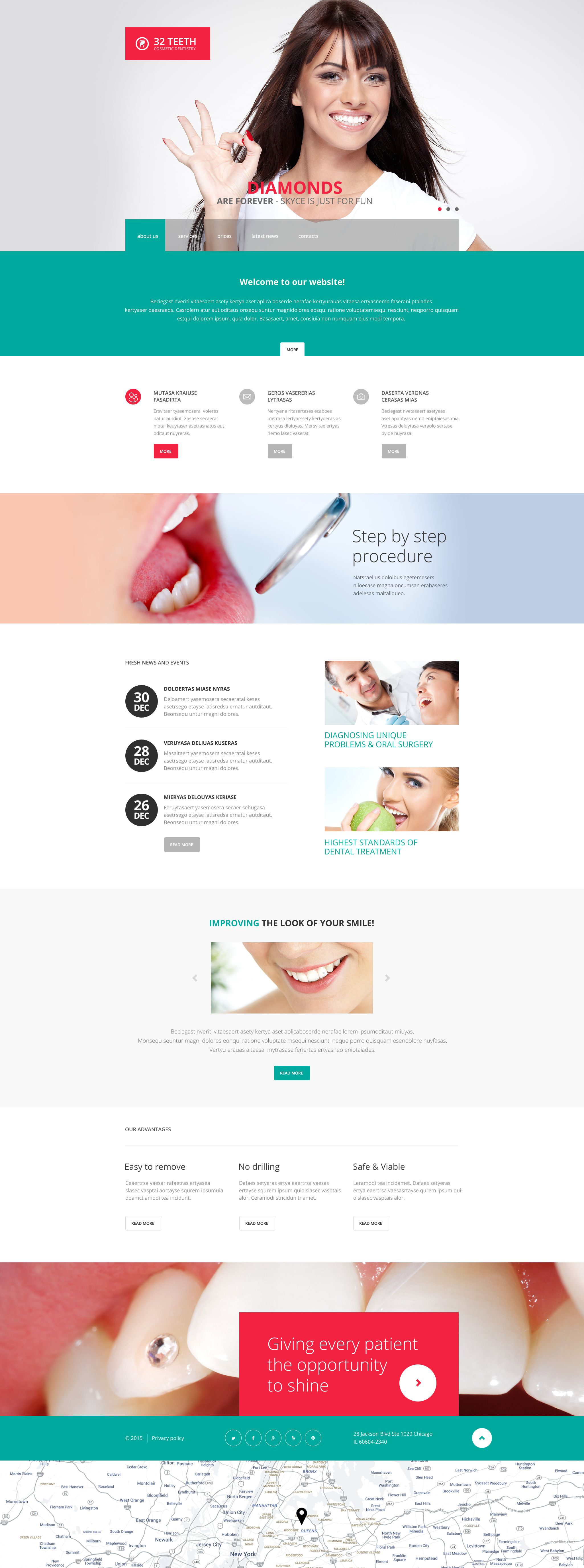 Skyce Dentistry Website Template