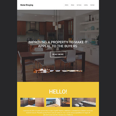 Staging Company Responsive Website Templates 55144