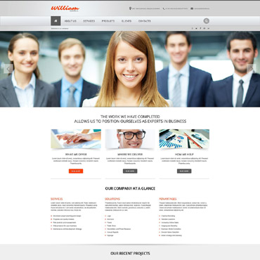 Business Success Responsive Website Templates 55147