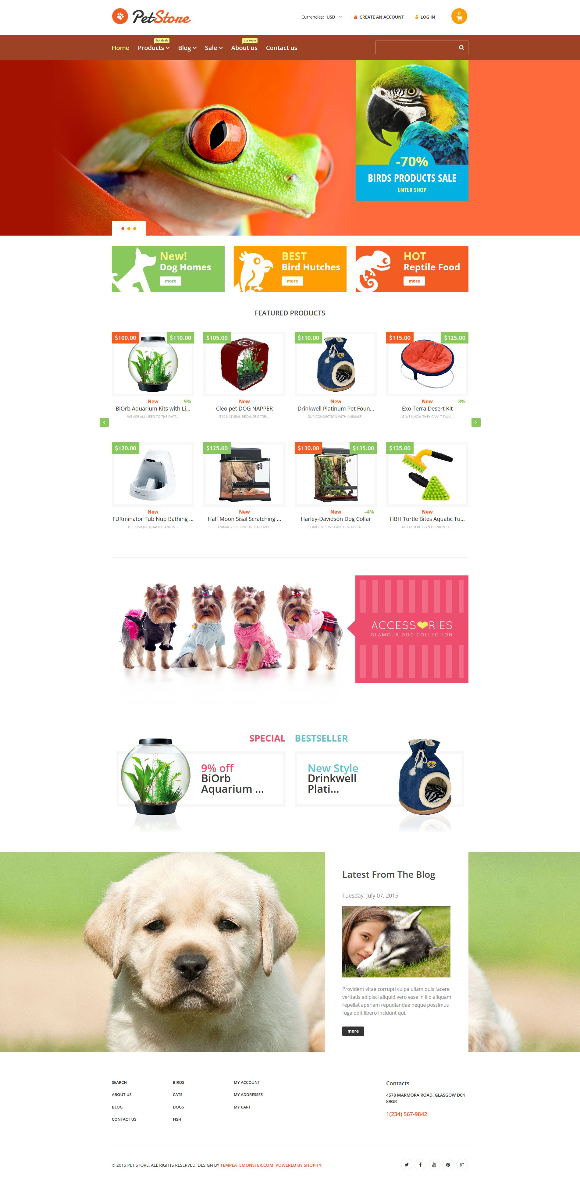 Pet Shop Responsive Shopify Theme