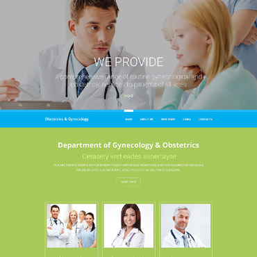 Gynecology Co Responsive Website Templates 55200